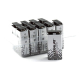 Bateria 9v Lithium Ultralife 1200mah U9vl-j-p - Kit 10 Peças