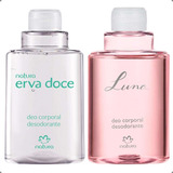 Kit Refil Desodorante Corporal Natura Luna + Erva Doce 100ml