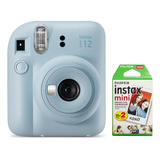 Cámara Fujifilm Instax Mini 12 Azul + Film (20 Hojas)
