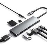 Usb C Hub 9 En 1 For iPad Pro Adaptador Tipo C Con 4k -comp