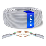 Cable Utp Cat6 Amp Commscope 100% Puro Cobre Gris 10 Mts