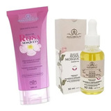 Kit Oleo + Sabonete Rosa Mosqueta Limpeza Hidrataçao Facial