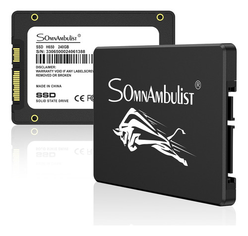 Disco Sólido Ssd Interno Somnambulist H650 Dragon-480 480gb Negro