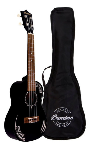 Ukelele U-23-panther-s Concierto Bamboo  + Funda