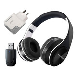 Auriculares Inalámbricos+ Adaptador Bt+ Cargador 2 Puertos