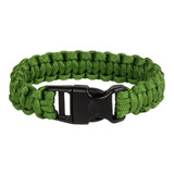 Manilla Pulsera De Supervivencia Paracord Egear 2,5 M Verde