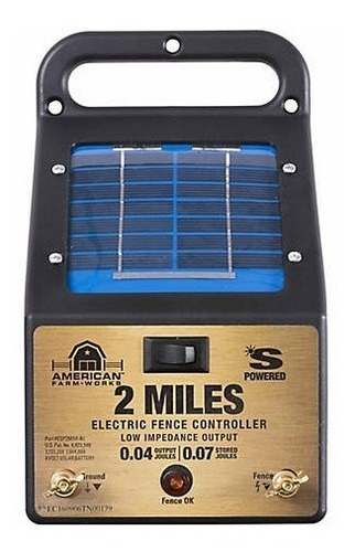 Energizador Cerco Eléctrico Animales Panel Solar 3.2km Usa