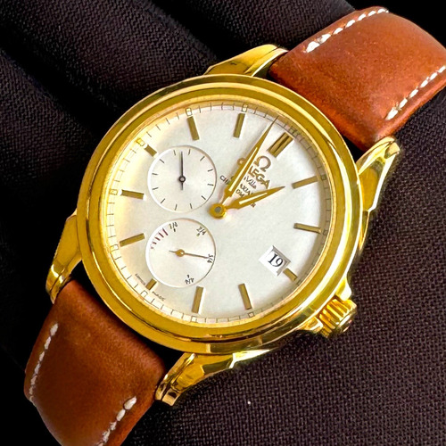 Omega De Ville Co Axial Power Reserve De Ouro , Impecável!!!