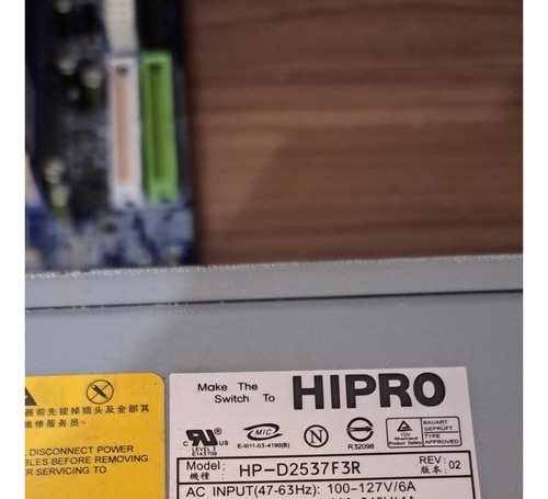 Fuente De Poder Atx Hipro 250w