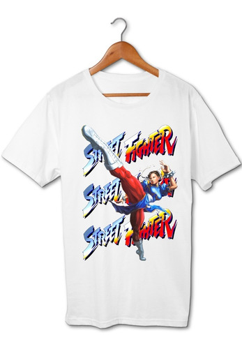 Street Fighter Chun Li Remera Friki Tu Eres