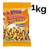 Amendupã Amendoim Torrado Sem Pele Com Sal 1kg