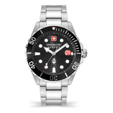 Reloj Swiss Military Smwgh2200301 Para Hombre Cristal Zafiro
