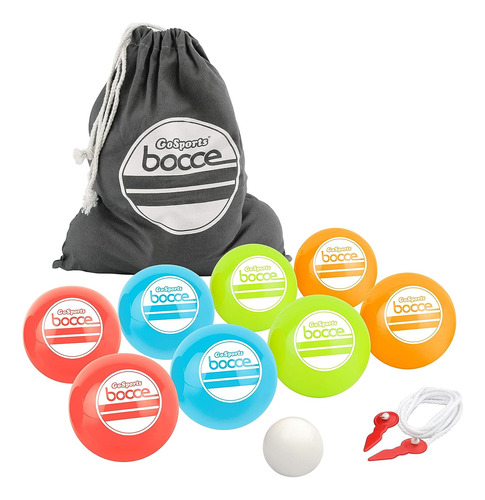 Sets De Petanca Gosports Backyard Con 8 Bolas, Pallino, Estu