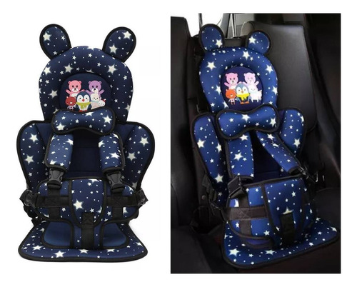 Asiento De Coche Infantil Con Dibujos Animados, Cojín De Asi