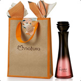 Presente Especial Perfume Natura Kriska Drama Desodorante Colônia Feminino 100ml Fragrância Adocicado Marcante Com Sacola Exclusiva