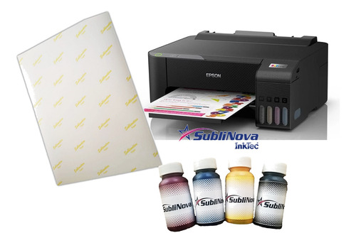 Impresora Epson Con Tinta Para Sublimar + 100 Hojas Subli