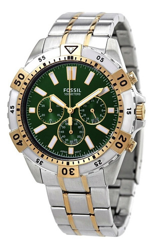 Reloj Garrett Cronógrafo Cuarzo Esfera Verde Hombre Fs5622