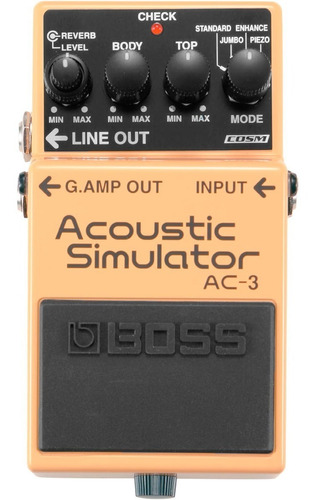 Pedal Boss Ac-3 Acoustic Simulator Guitarra Violao