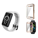 Pulsera Repuesto Para Huawei Band 6 + Funda Oro Rosa