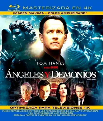 Angeles Y Demonios Blu-ray=masterizada En 4k  Original= 