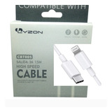 Cable Tipo C A 1.5 Metro 3 Amp Lyzon Para iPhone