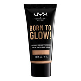 Base De Maquillaje En Crema Nyx Professional Makeup Nyx Born To Glow Tono Natural - 30ml