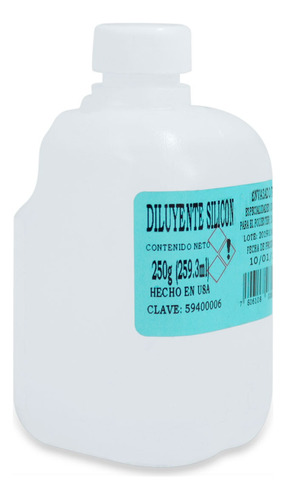 Diluyente Para Caucho Silicón Presentación De 250 Ml