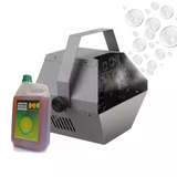 Maquina De Burbujas Mini Bubble Master + Liquido Tecshow