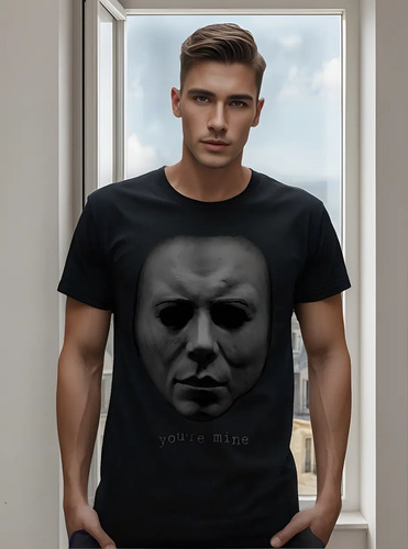 Playera Hombre Moda Alta Gama Gym Slim Fit \u002Freg Terror Myers | Meses sin interés