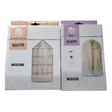 Organizador Colgante Gris 40 X 80 Cm + Funda Traje De Regalo