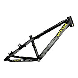 Quadro Vikingx Dirt Jump Tuff X-30 Alumínio - Preto