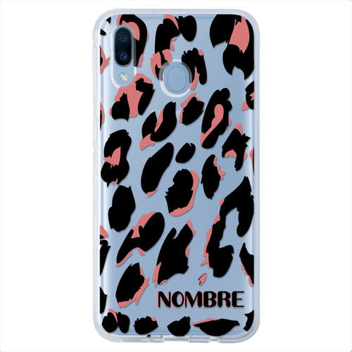 Funda Galaxy Antigolpes Animal Print Personalizada Tu Nombre