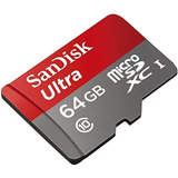 Tarjeta Ultra Profesional Sandisk 64gb Microsdxc Para Samsun