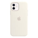 Carcasa De Silicona Con Magsafe Apple iPhone 12 Color Blanco Blanco - Distribuidor Autorizado