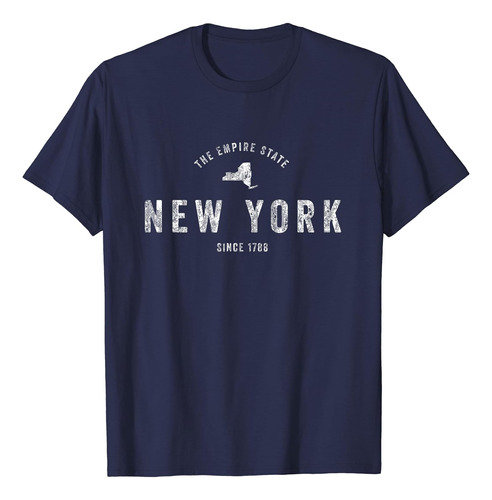 Nueva York Ny Playera Vintage Deportes Retro Tee