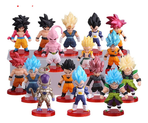 Set 16 Figuras Dragon Ball , Juguete O De Colección 