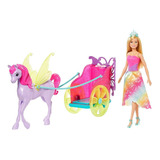 Barbie Dreamtopia Princesa Con Carruaje Mattel Gjk53