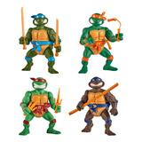 Teenage Mutant Ninja Turtles Paquete De 4 Figuras Clásicas