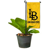 Cal State Long Beach 49ers Mini Garden And Flower Pot F...