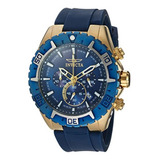 Reloj Invicta 22525 Azul Hombre Color De La Correa Azul Oscuro