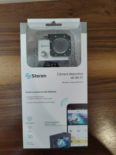 Sellada Camara Deportiva Steren Cam-500 4k Con Wifi
