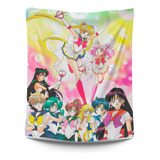 Cobija Frazada Sailor Moon 200x 150 Cm Flanel  Anime