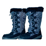 Botas Mujer N°37 P/ Nieve Impermeables Alaska Apreski 