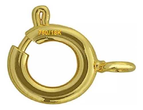 Fecho Boia Ouro 18k 750 Correntes 4mm Novo  Frete Grátis