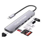 Adaptador Usb C Hub Para Macbook Pro Air Hdmi 4k 