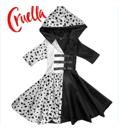 Disfraz Original De Cruella De Vil Emma 2021 + Envio