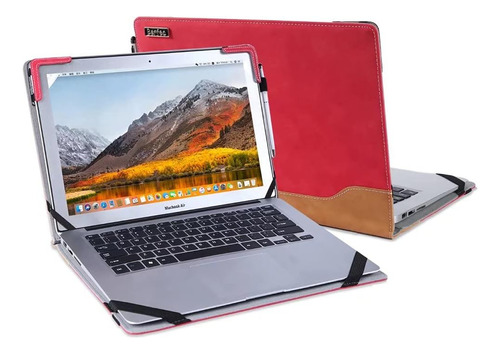 Funda De Laptop Berfea, Compatible Con Lenovo, Roja, 14''