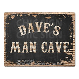 Chic Muestra Del Vintage   Rústico Dave Man's Cave 