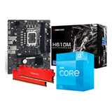 Kit Placa Mãe H610m Intel Core I3 12100f Ram 2x8gb 3200mhz