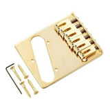 Ponte Fixa Para Guitarra Telecaster Standard Dourado Ronsani